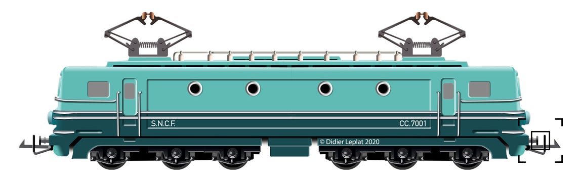 La CC 7001 - Dessin de Didier Leplat