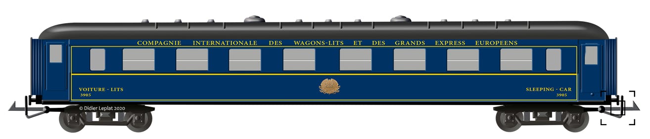 Voiture lits - PMP - Dessin de Didier Leplat