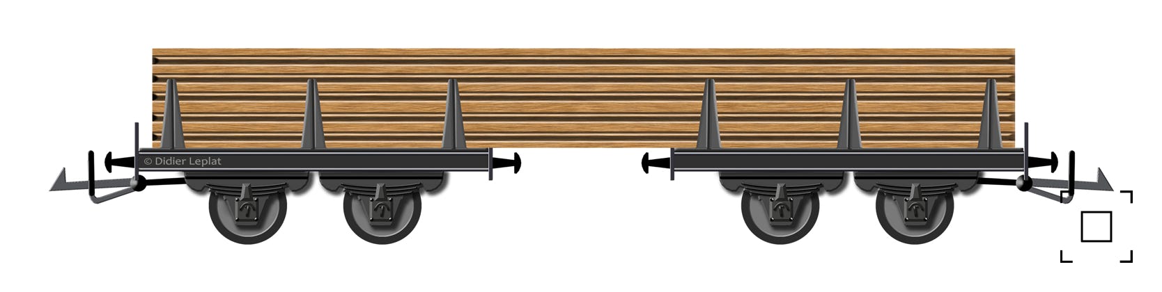 Pullman - Célèbre voiture du train « Mistral » PMP - Dessin de Didier Leplat